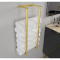 Bathroom Towel Rack for Rolled Towels Wall Mounted Towel Storage Rack for Bathroom Organization Stainless Steel Towel Storage