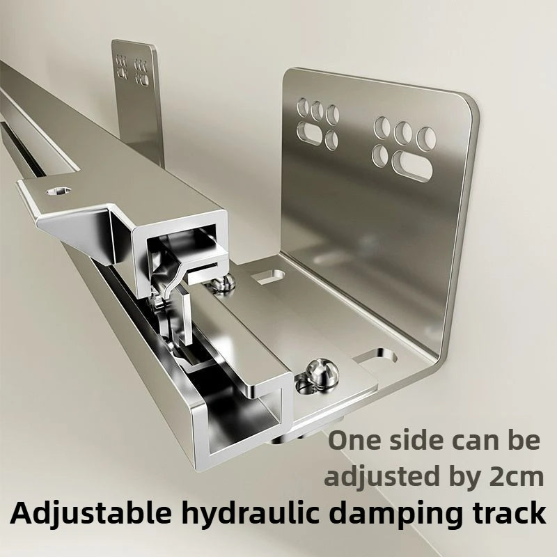 Pull Out Kitchens Cabinets Baskets Drawer Style Bowl Dish Storage Baskets Organization Three Layers Kitchens Shelf Thicken